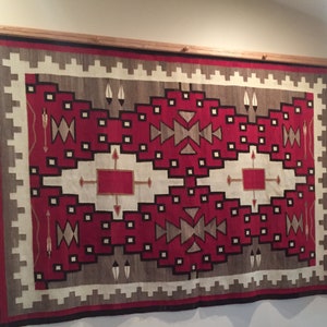 90-96&quot; Unfinished Custom Quilt & Rug Hangers - Several Finishes Available in Oak and Maple - Original Style