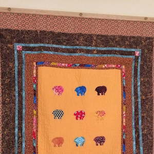 54-65&quot; Unfinished Custom Quilt & Rug Hangers - Available in Oak and Maple - Original Style