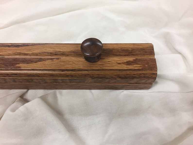 18 Custom Quilt & Rug Hanger Gunsmoke Stained Oak Etsy