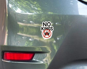 No kings - Bubble-free stickers