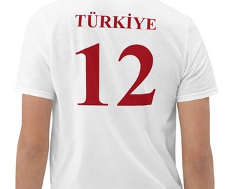 Camiseta Turkiye número 12
