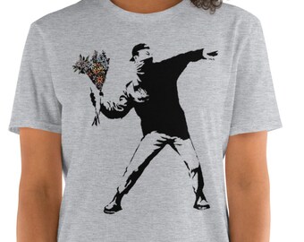 Flower Thrower - Short-Sleeve Unisex T-Shirt