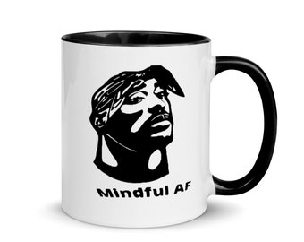 Mindful AF Mug with Color Inside