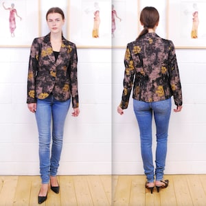 1980&#39;s/90&#39;s Woman&#39;s ETRO Silk Suit Jacket / Milano / Made in Italy / Rare Collectable Retro