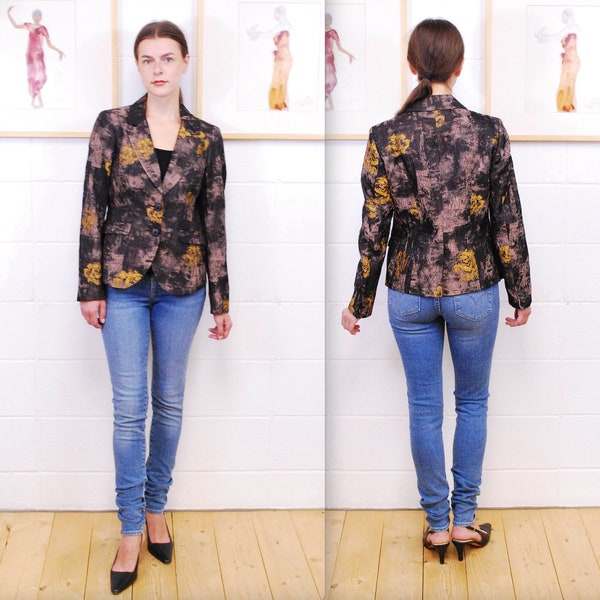 1980's/90's Woman's ETRO Silk Suit Jacket / Milano / Made in Italy / Rare Collectable Retro