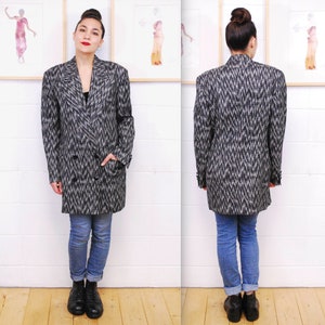 1980&#39;s/90&#39;s Woman&#39;s GIANNI VERSACE Double Breasted Suit Jacket / Made in Italy / Rare Collectable Retro