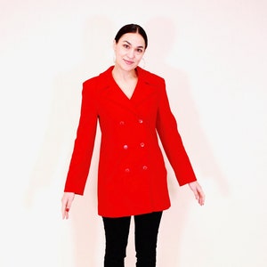 1970's Red PENDLETON  Peacoat / Made in U.S.A / Rare Collectable Retro / bjr