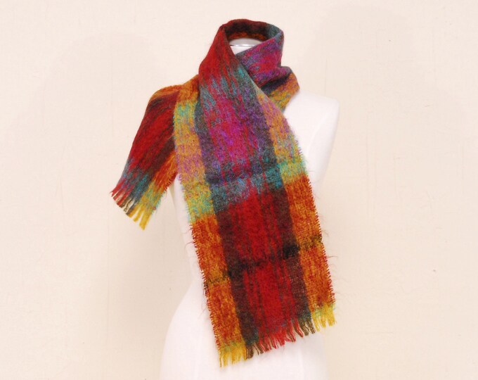 BRUN de VIAN-TIRAN Plaid Mohair Sillage Acapulco