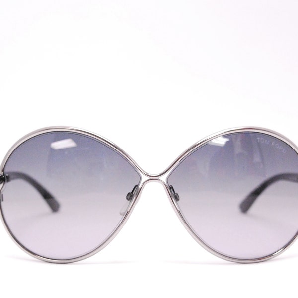 Authentic Deadstock TOM FORD Silver Sunglasses NOS / Model# Stefania TF223 14B / Rare Collectable Retro / TF1027