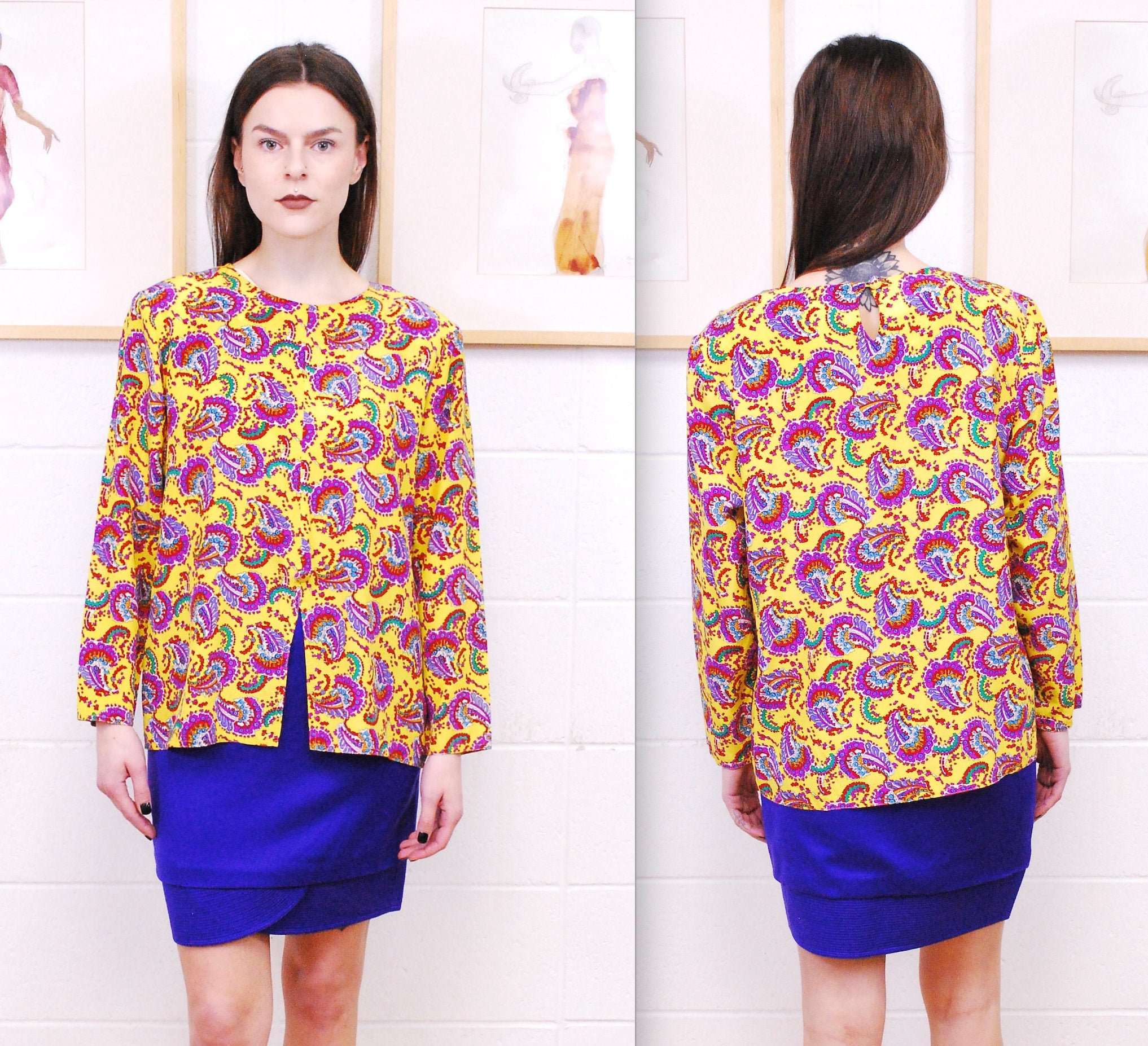 Pierre Cardin Blouse - Etsy