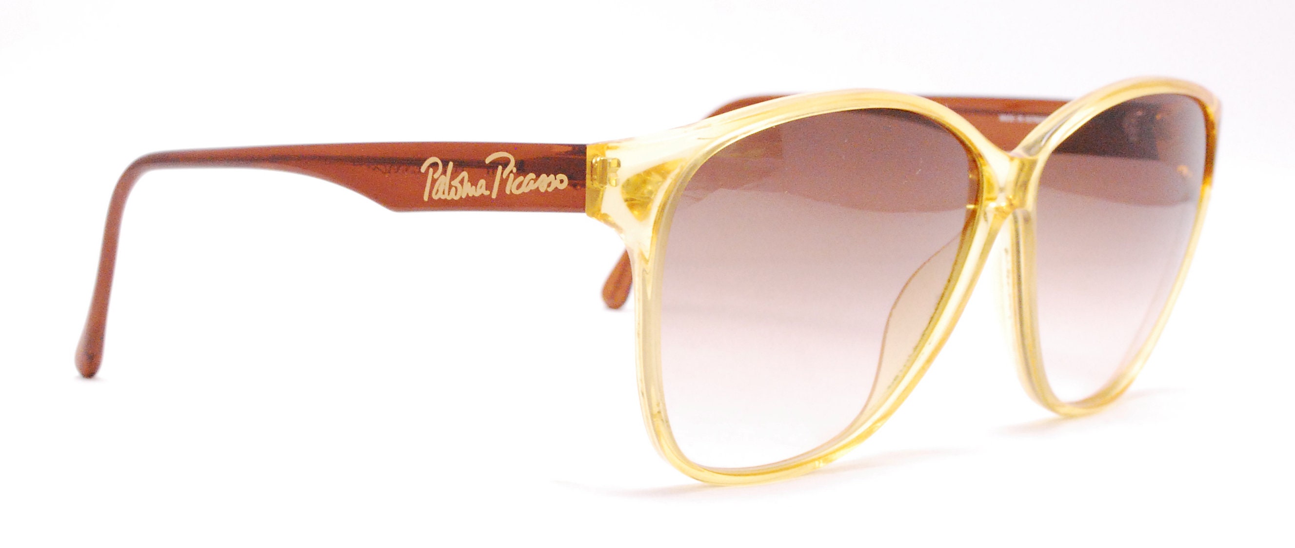 1980年代のヴィンテージ PALOMA PICASSO サングラス、新品 CR39 レンズ 