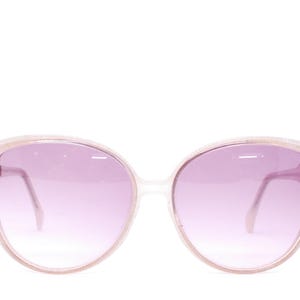 Lichtgrijze ATRIO-oversized dameszonnebril jaren 80 / Mod 736 Col 383 / Disco / Zeldzame retro verzamelobjecten #2702