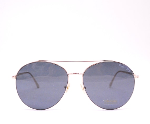 Authentic Deadstock TOM FORD Gold Aviator Sunglass