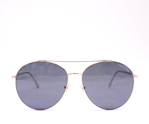 Authentic Deadstock TOM FORD Gold Aviator Sunglasses NOS  display picture 2