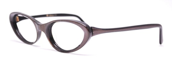 1950's/60's MIRABEL Brown Cat Eye Eyeglasses / Mi… - image 3