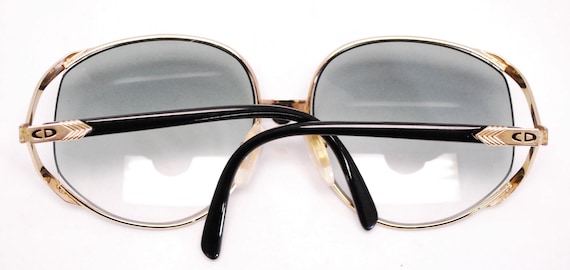 Vintage 1980's CHRISTIAN DIOR Oversize Sunglasses… - image 7