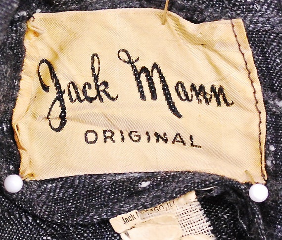 1950's/60's Grey and White Flecked JACK MANN Wigg… - image 7