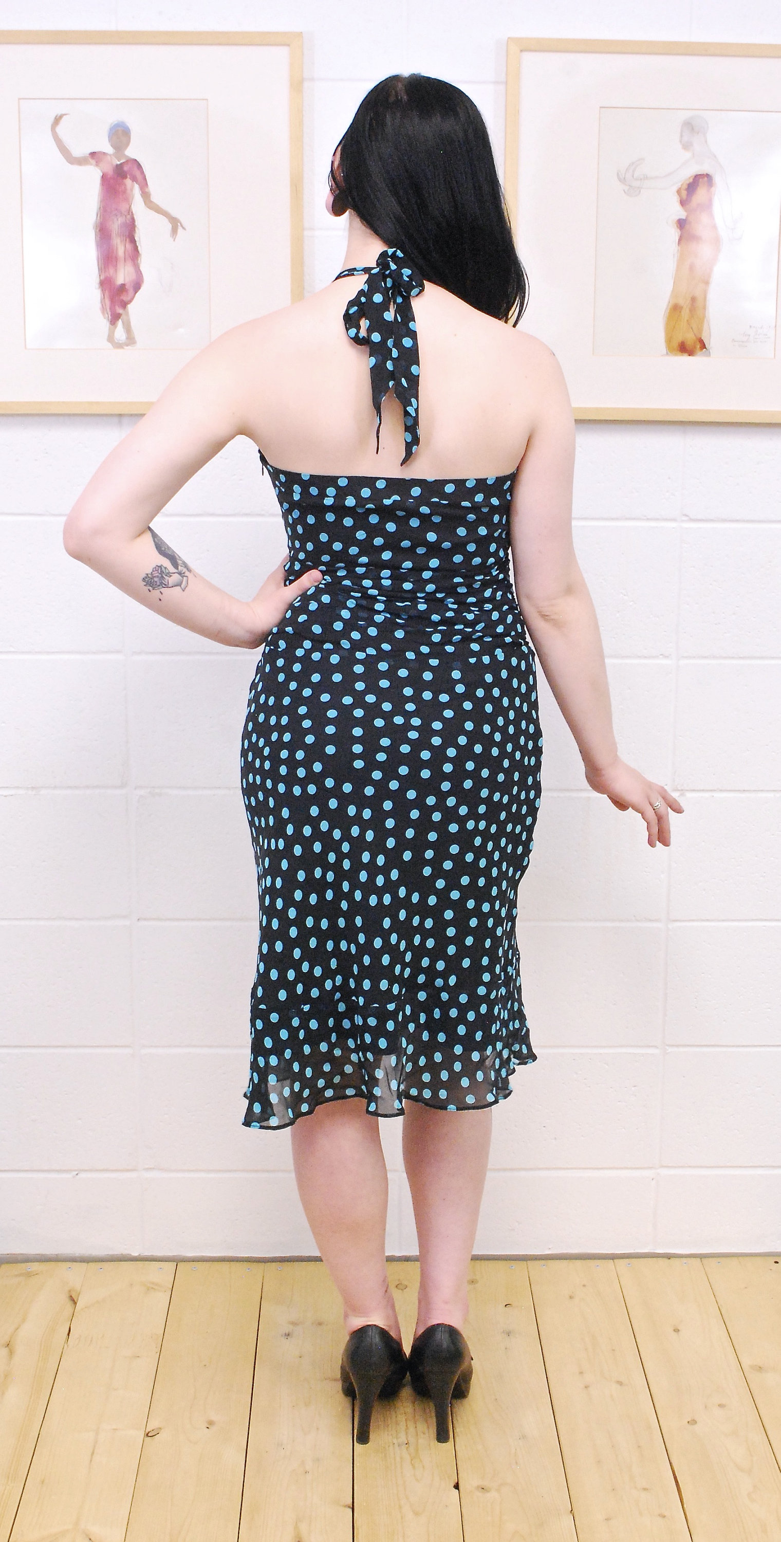 1990's MARC JACOBS Polka Dot Silk Halter Dress / Pin up / Rockabilly / Rare  Collectable Retro - Etsy