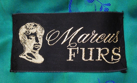 1950's/60's Black MARCUS FURS Persian Lamb 3/4 Le… - image 7