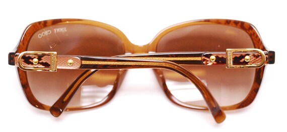 Vintage Jimmy Choo Brown Tortoiseshell Oversized Sunglasses with Case Jimmy Choo | Accessories | Vintage Jimmy Choo Brown  main image 2