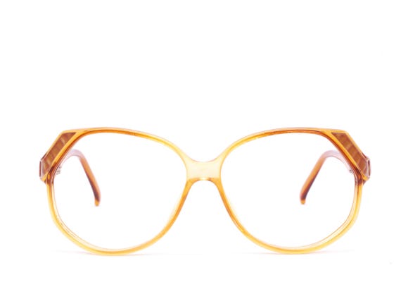 Vintage 1970s Christian Dior Amber-Tinted Eye-wear Vintage Christian Dior Sunglasses: 1970s Couture Amber Honey  main image 4