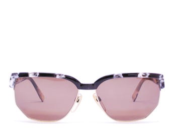 Vintage 1990s Silhouette Sunglasses, Mottled Pink, Mod 8019, Made in Austria Silhouette Mod 1062 Col 2580 Vintage Cat Eye 80s Sunglasses  main image 4