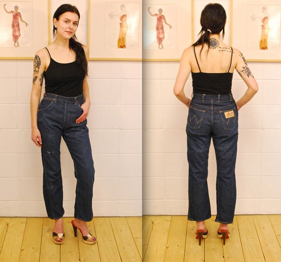 1950's/60's Girls Blue Bell Wrangler Side Zip Jean
