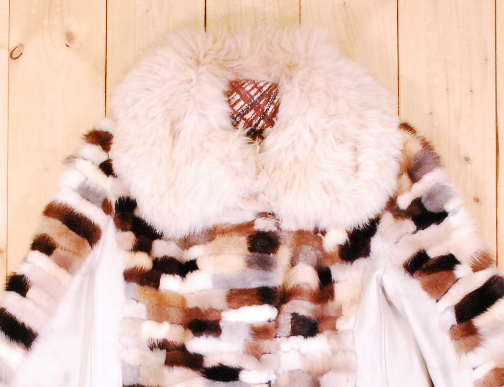 ジャケット・アウター HAND-PAINTED RECYCLE FUR JACKET il_fullxfull.5595832114_b155.jpg