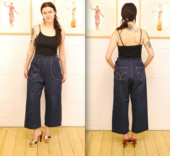 1950's/60's Women's High Waisted Denim Pedal Pushe