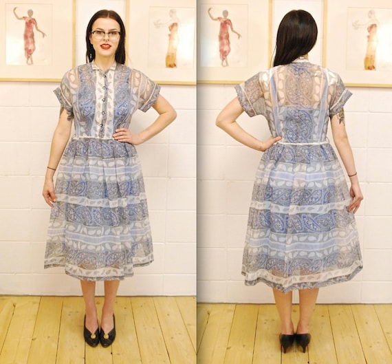light blue crepe dress
