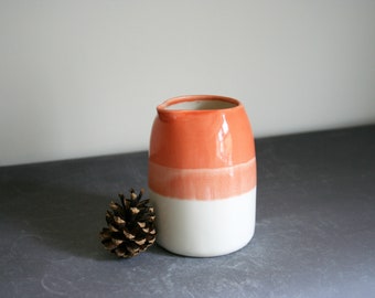 Orange Milk Jug