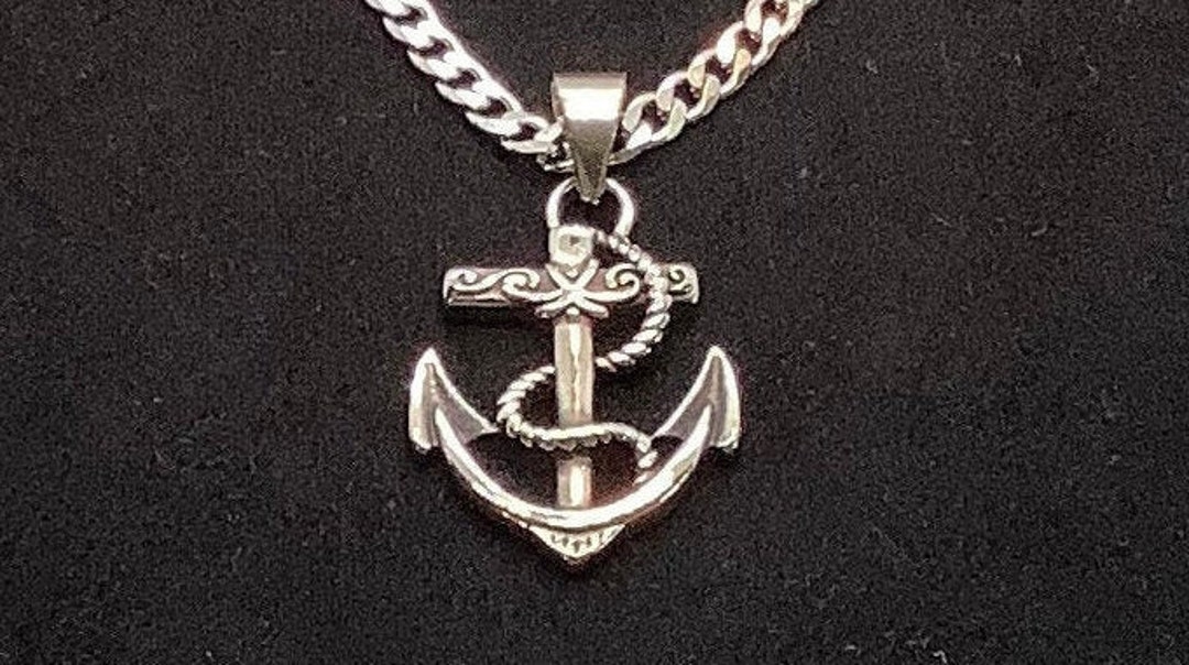 Stainless Steel Anchor Pendant . Chain Not Included. Nontarnish, Non