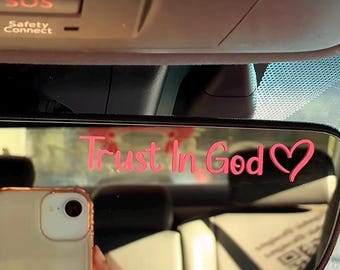 Trust in god decal (2 pack)