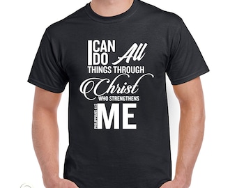 Puedo hacer todas las cosas por medio de la camisa de Cristo