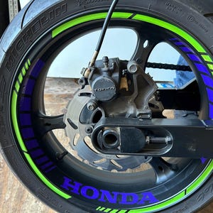 Honda wheel decal set