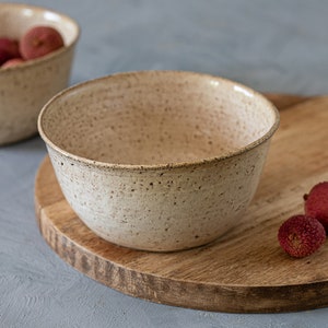 Ceramic white soup bowl set, Ceramic serving dish, Pottery rustic bowl set, Pottery serving dish, SET OF TWO, Gift for her, Gift for mom
