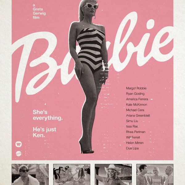 Barbie Movie Poster - 16x20