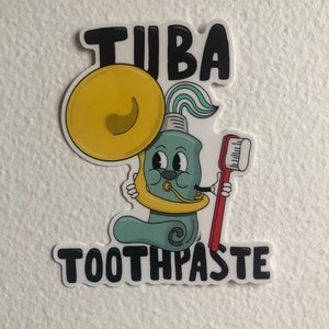 Tuba Zahnpasta 4 Zoll Aufkleber