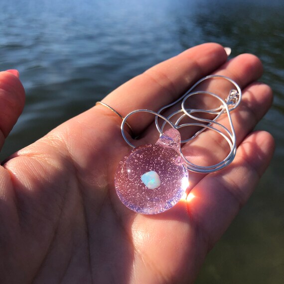 Glass Opal Pendant