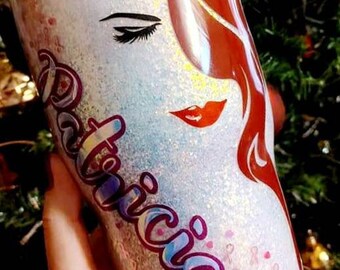 Unique Girl Power Breast Cancer Strength Beauty Fierce Fighter Warrior Tumbler