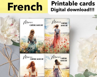 French card JW. For sister, elder wife, friend Printable gift cards. Card for pioneer, elder, encouragement JW