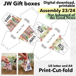 JWアセンブリ2024 2025ギフトボックス印刷可能、ギフトバッグは良いニュースJWプレゼントギフトに恥じない、デジタルダウンロードを奨励