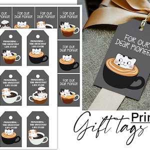 Pioneer Gift tag pioneers, sticker printable. Thank you Pioneer gift, digital download stationery,