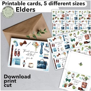 Card For elders thank you elder card brothers pioneers printable sympathy cards Bible quote encouragement digital scripture