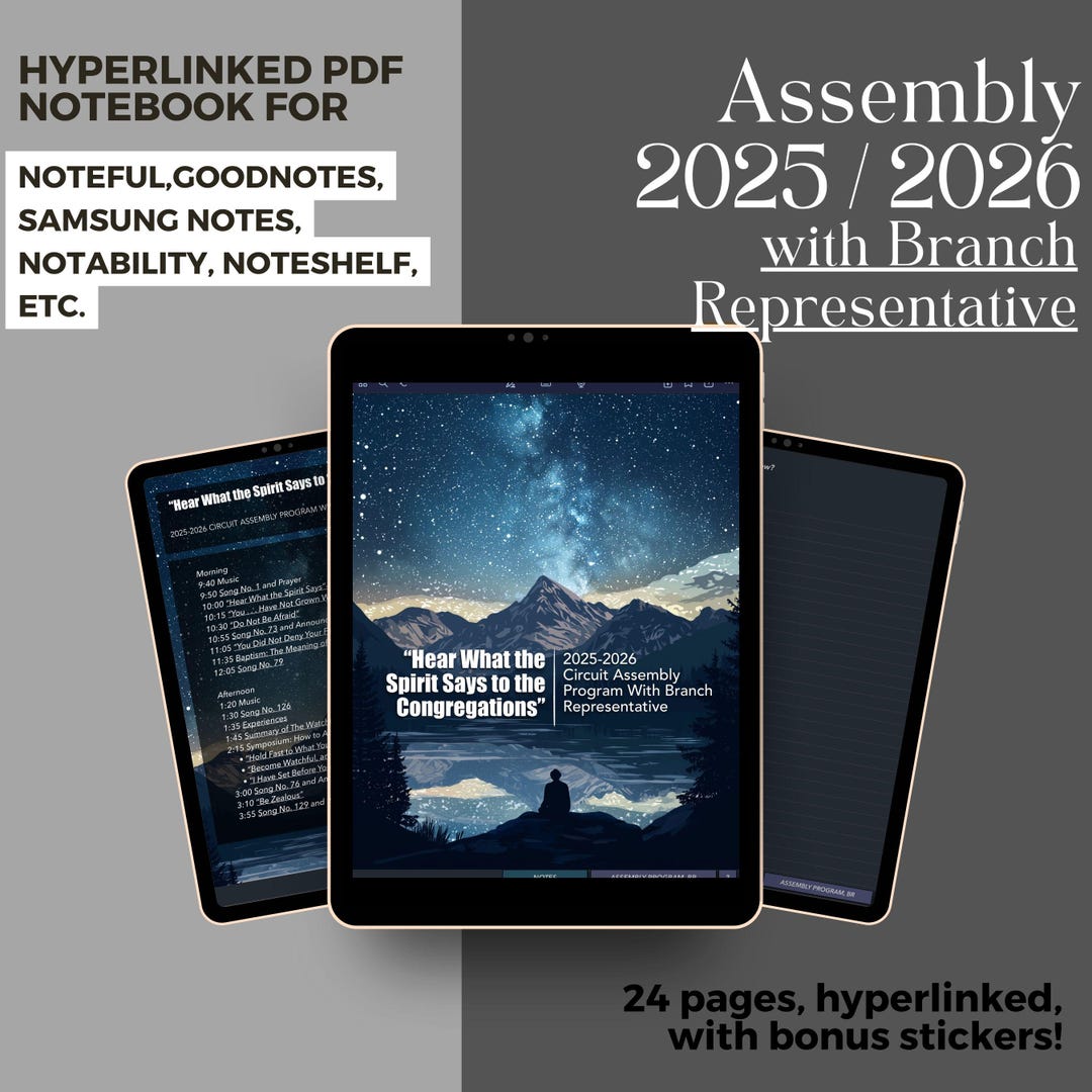 Digital PDF Notebook Circuit Assemblies 2025 2026 Hear What the Spirit ...