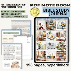 JW Daily Bible-notitieboekje, leestracker, GoodNotes, Samsung-notities, Notesshelf, pdf iPad met hyperlink, notability