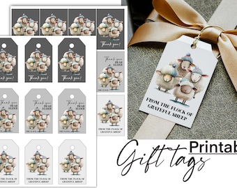 Elder Gift tag pioneers, sticker printable. Thank you elders gift, digital download stationery,