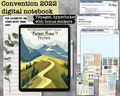 JW Pursue Peace convention 2022 program GoodNotes DIGITAL PDF notebook, jw notebook, with stickers elements