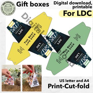 LDC gift box printable, Kingdom Hall construction encouragement gift bag pioneers present gift, digital download encouraging printable