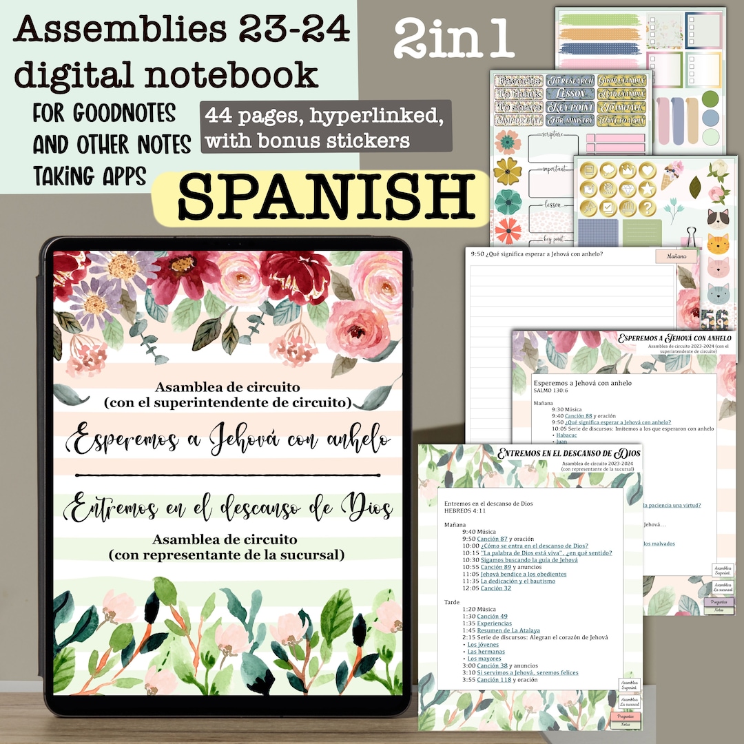 JW Spanish Assembly 2in1 Digital Notebook Circuit Assemblies Eagerly